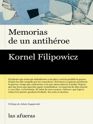 cover image of Memorias de un antihéroe